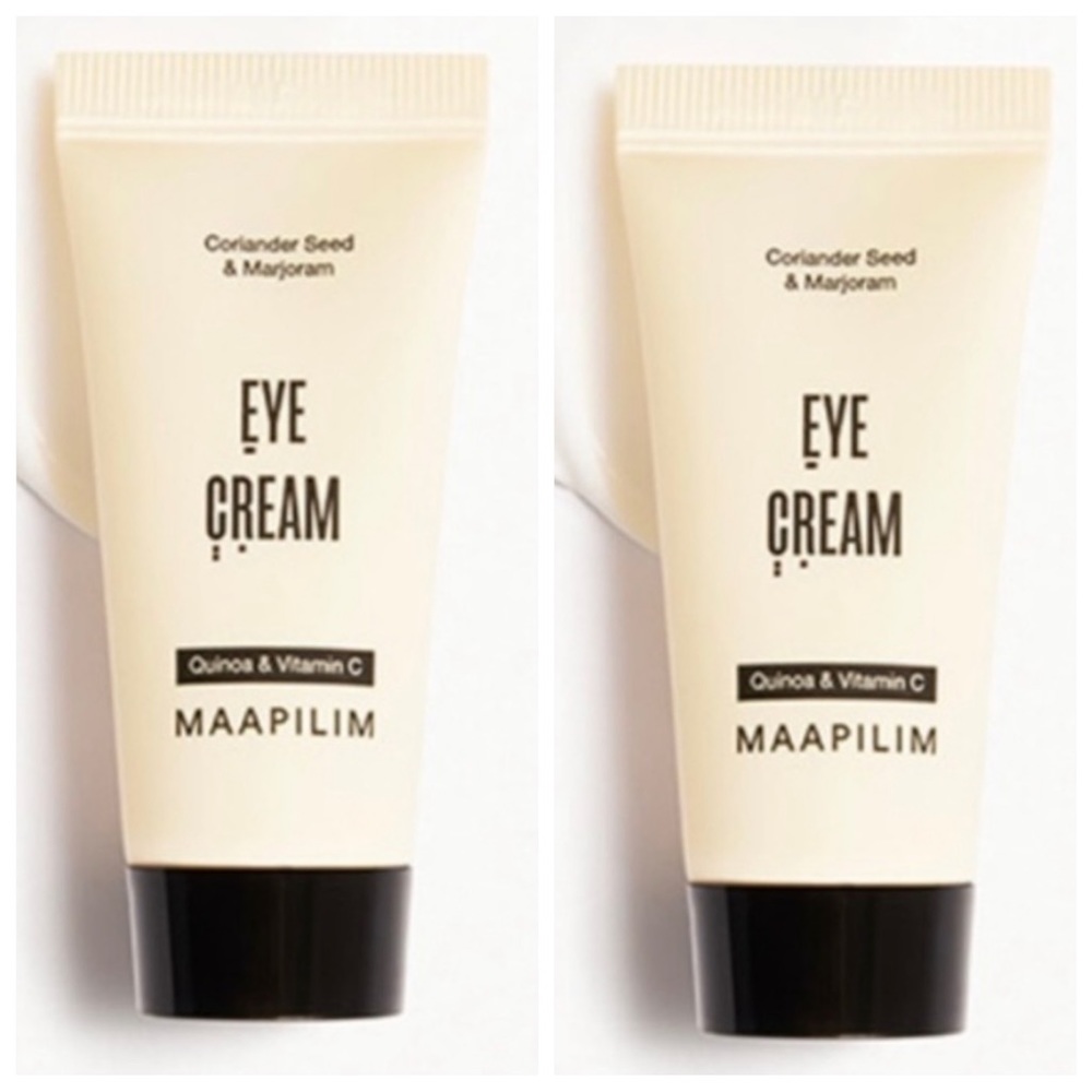 2x Maapilim Eye Cream with Vitamin C and Quinoa Extract, .5floz, Both New/Sealed